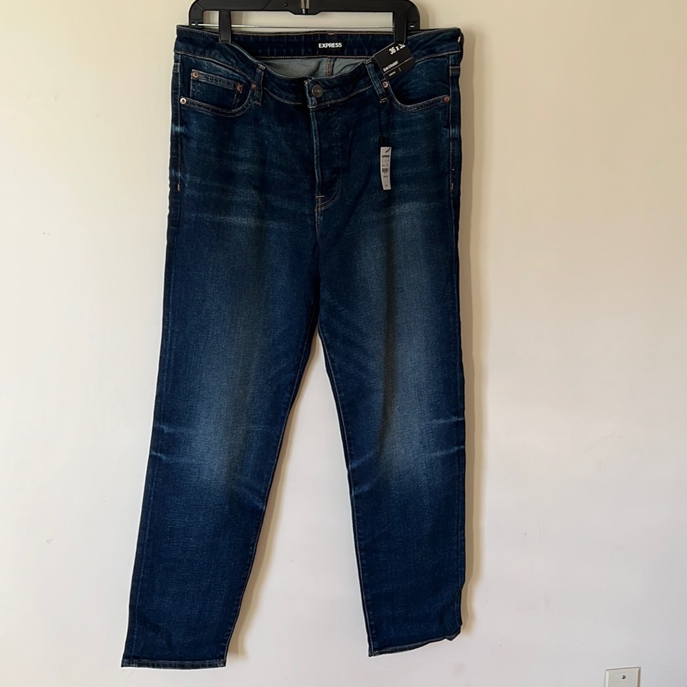Men’s Express Slim Straight Jeans NWT